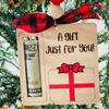 Handmade Wooden Money Holder Christmas Tree Reindeer Money Clip Wallet Ornament with Blessing Placing Money Dispenser for Christmas Tree Home