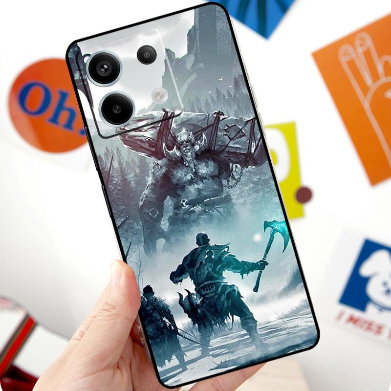 God of War Funda For Xiaomi Redmi Note 14 Pro 10 11 12 13 Pro 11S 12S Case For Redmi 15 14C 12C 10C 13C