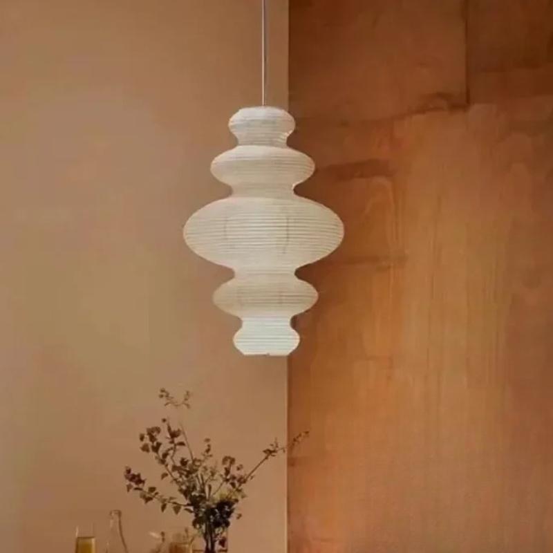 New Japanese LED Rice Paper Chandelier Living Room Dining Room Staircase Attic Indoor Home Lighting Decoration