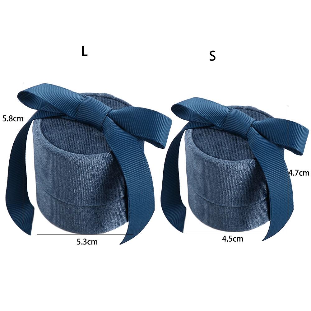 Box Engagement  Ring Bowknot Wedding Displays Box Fashion Accessories Jewelry Display Jewelry Box