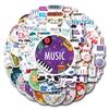 55 New School Subject Doodle Stickers for Decorating Suitcases, Notebooks, and Phones
