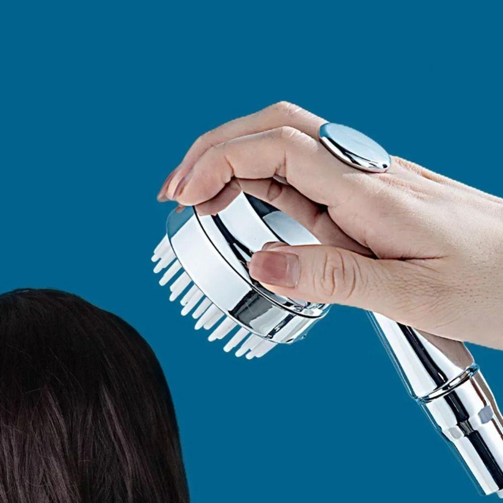 Gentle Spray Dog Bathing Nozzle Dual Mode Shower Sprayers with Bath Brush  Pet Bathing