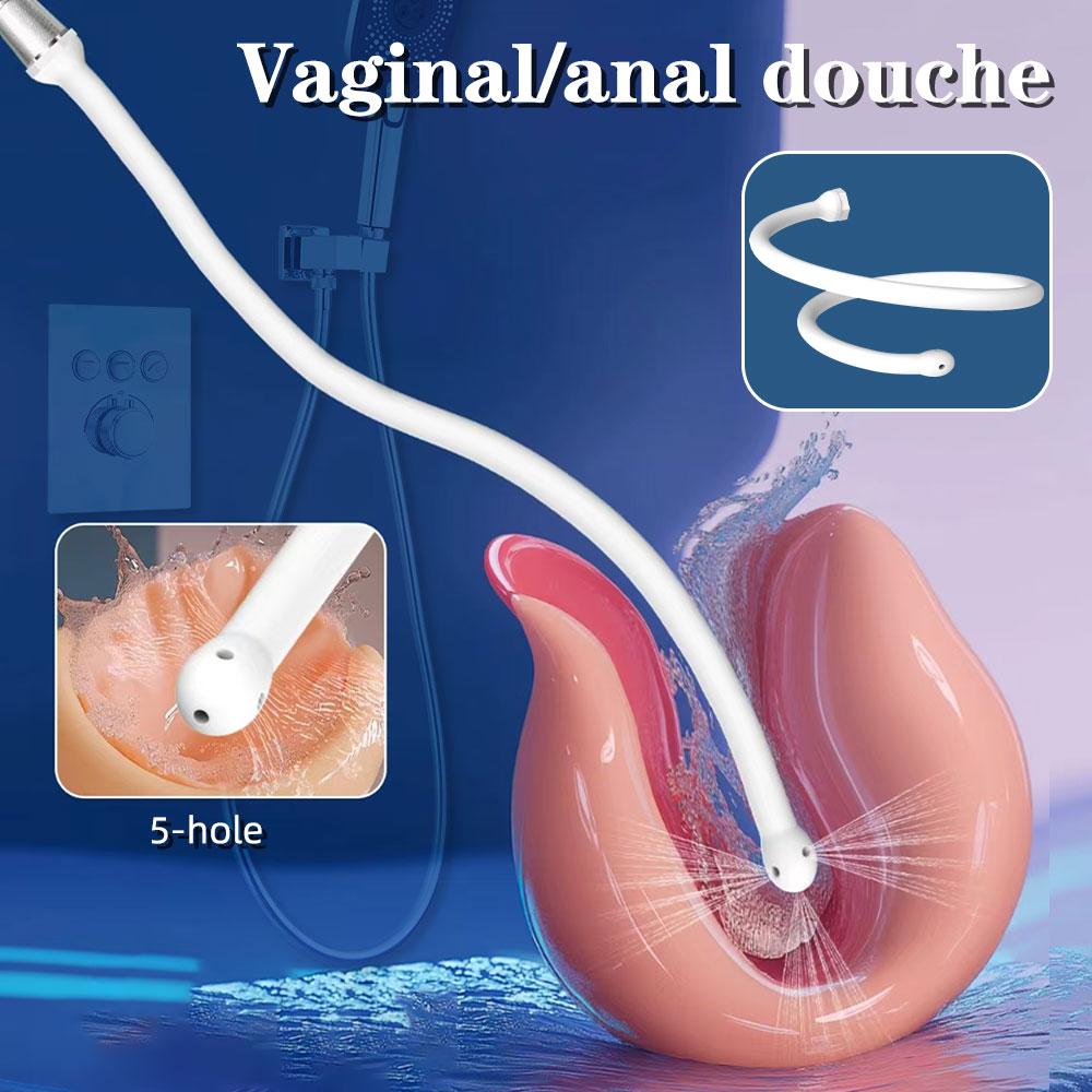 Male and Women Anal/intestinal/vaginal Cleaning Flushing Device,nozzle Enema Device,female Washing hose,Gay SM Product Sex Toy