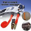 4/5m  Car Tension Rope Luggage Fixed Strap Pressure Buckle Pallet Cargo Straps Metal Tow Rope Strong Ratchet Fixing Belt