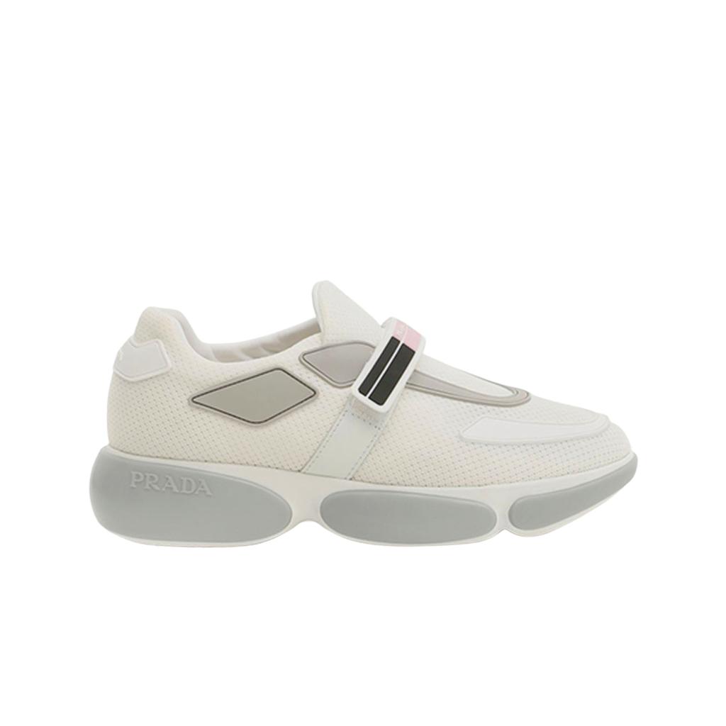 (w) Prada Cloudbust Sneakers White Silver