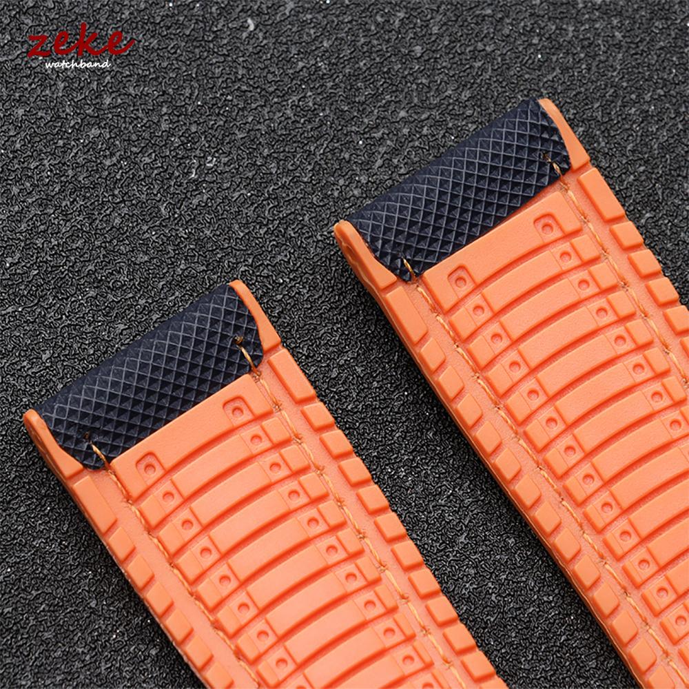 20mm Nylon Silikon Uhrenarmband für Omega für IWC Uhren Herren Sport Genähtes Uhrenband 18/21/22mm Weiches Ersatz-Uhrenband