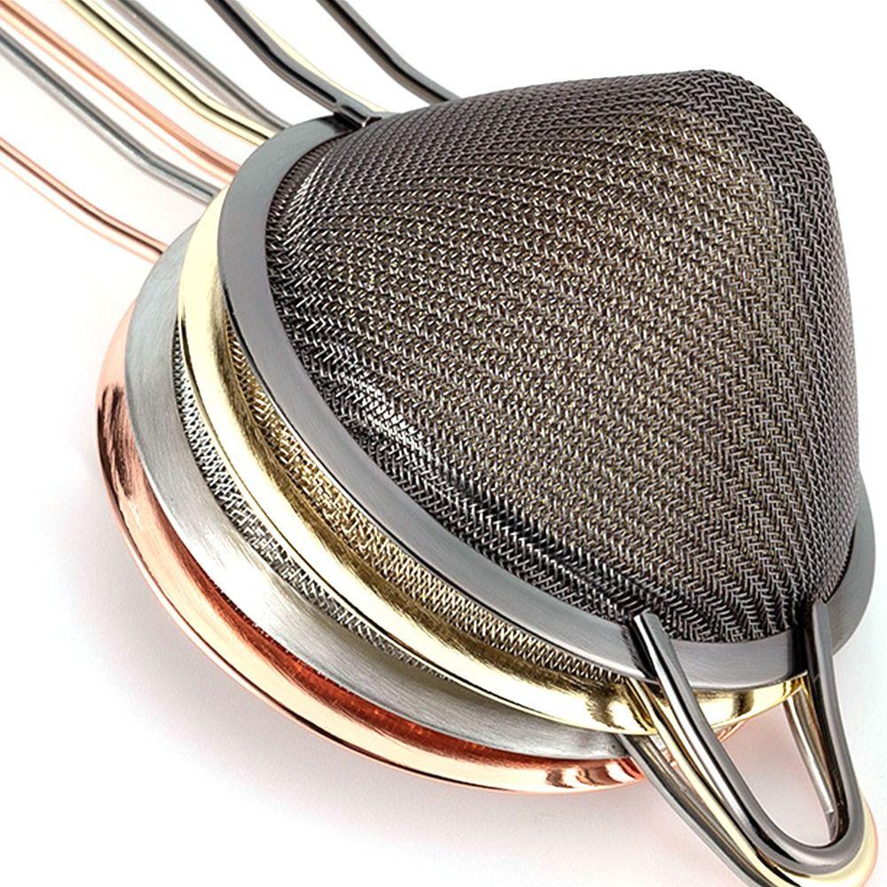 New Stainless Steel Cocktail Strainer Cone Shaped Rose Gold Conical Strainer Bar Strainer Drinks