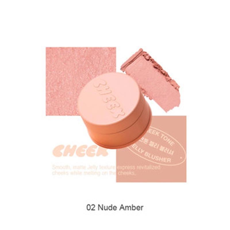 TonyMoly Cheek Tone Jelly Blusher - 02 Nude Amber 1pc