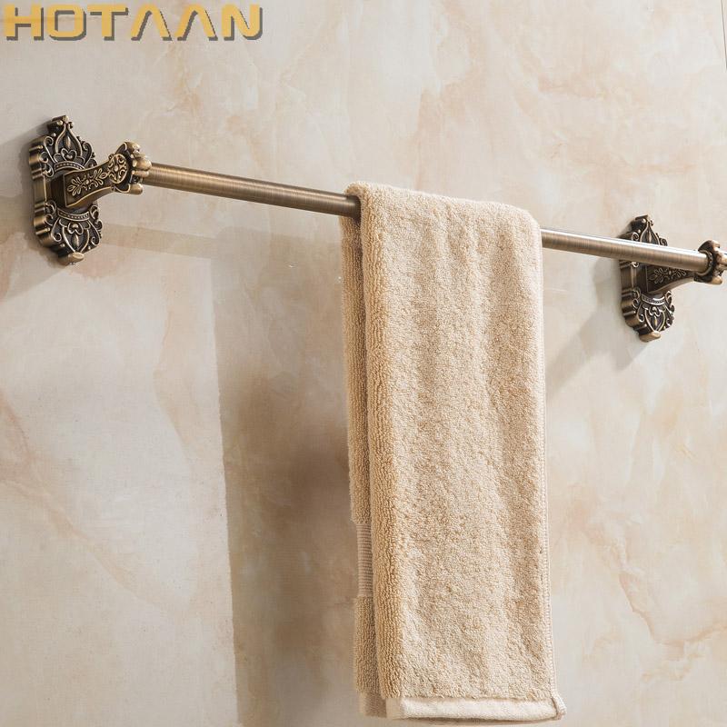 . (24",60cm)Single Towel Bar/Towel Holder,Solid Aluminium,Antique Brass Finish,Wall Mounted Bathroom accessories