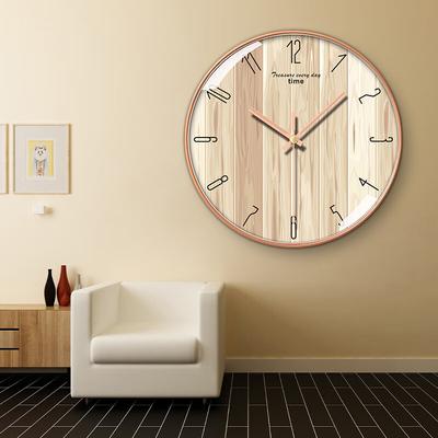 14 Pollici 35 Cm Hengqi 14 Pollici Orologio da Parete per la Casa Camera da Letto Soggiorno Silenzioso Creativo Orologio Moda Semplice