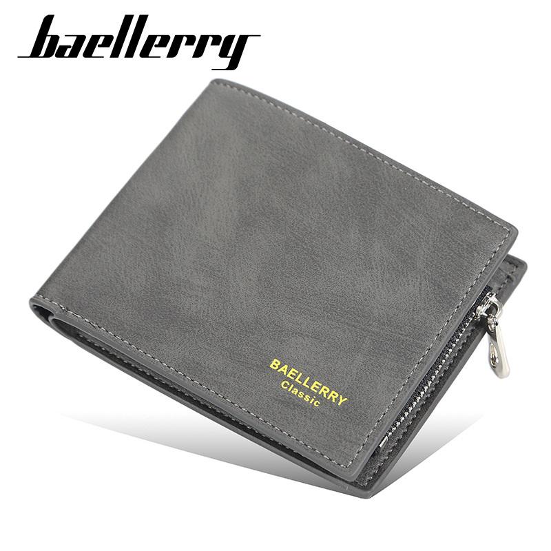 Baellerry Fashion Men Short Style Wallet Business Bifold Card Holder Purse Wallets