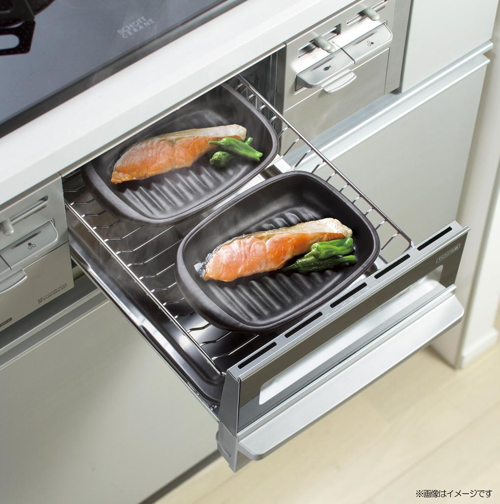 Ishigaki Sangyo Grill Master Premium Ceramic Plate Square Small Black Width x Depth 14 x Height 4032 18.5 3.5cm