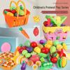 Cross-Border Kids' Pretend Play Fruit & Veggie Cutting Toy for Early Education
