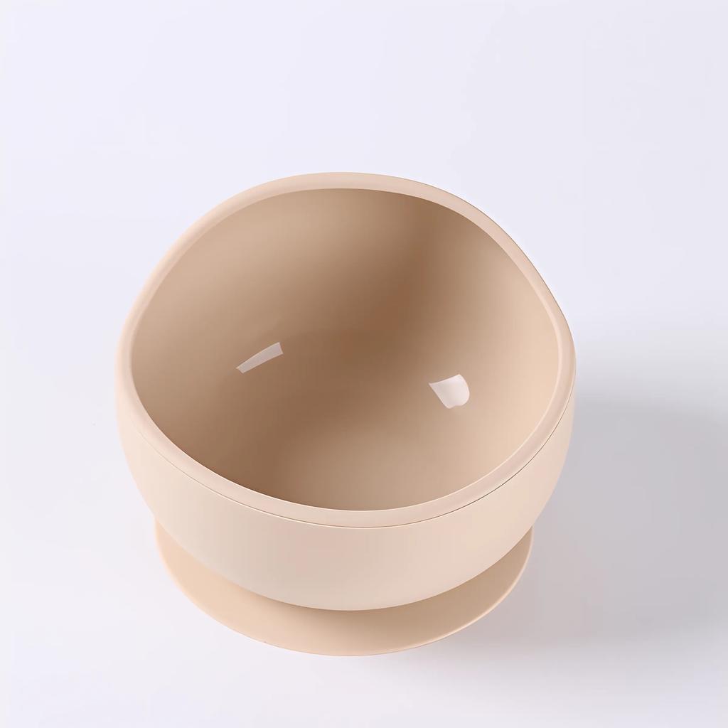 Non-Toxic Children Silicone Suction Cup Bowl Feeding Tableware Infant Non-Slip Training Learning To Eat Bowl Baby Complementary Bowl