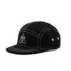 Embroidery Short Soft Brim Baseball Cap 5 Panels Cotton Dad Caps Adjustable Snapback Hat Hats Big Size Outdoor Travel Sunshade