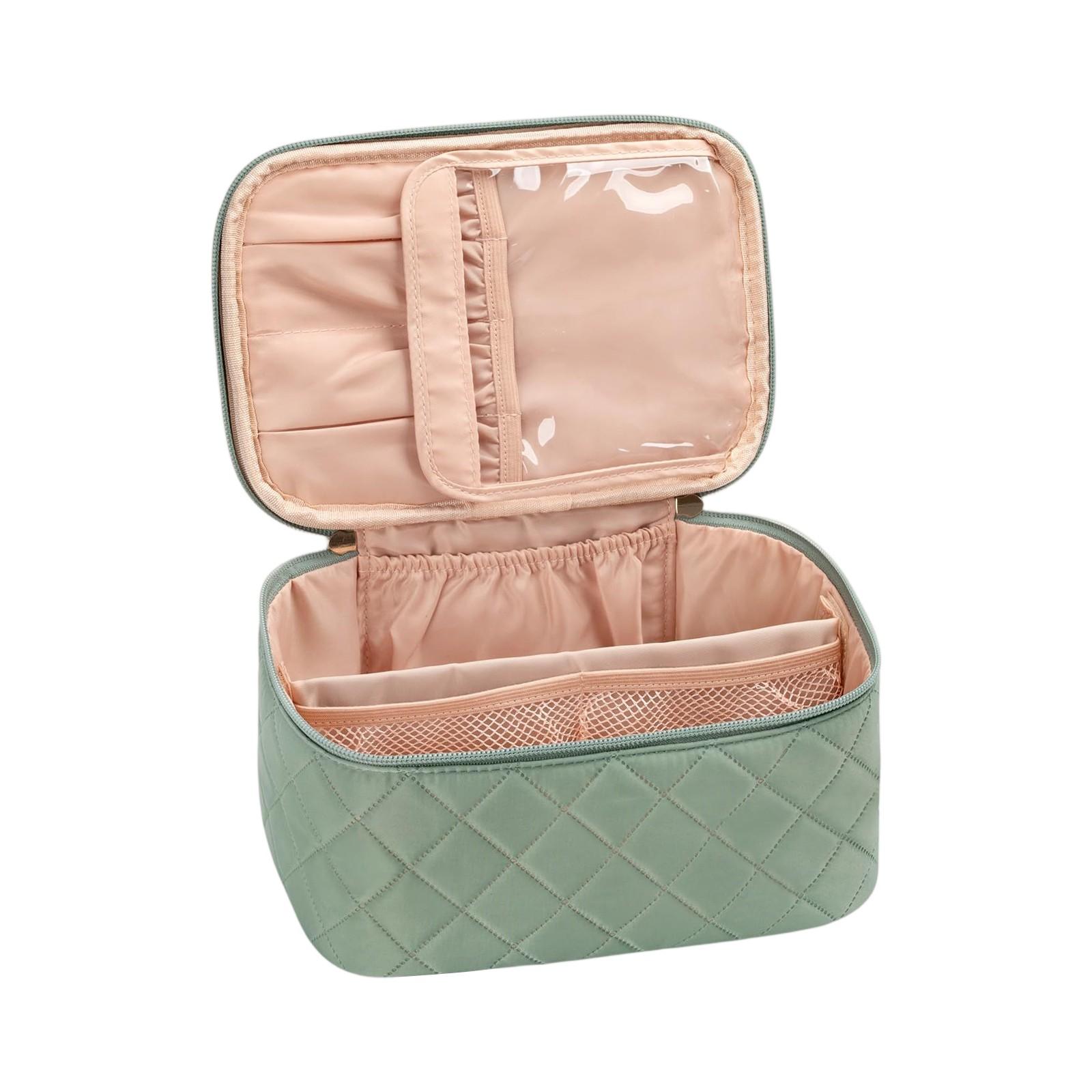 

Косметичка большой вместимости, водонепроницаемая и удобная сумка для туалетных принадлежностей, модная и высококлассная дорожная сумка для хранения One Size зелёный