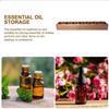 Wooden Perfume Bottle Storage Rack 7 Holes Essential Oils Holder  for Desktop