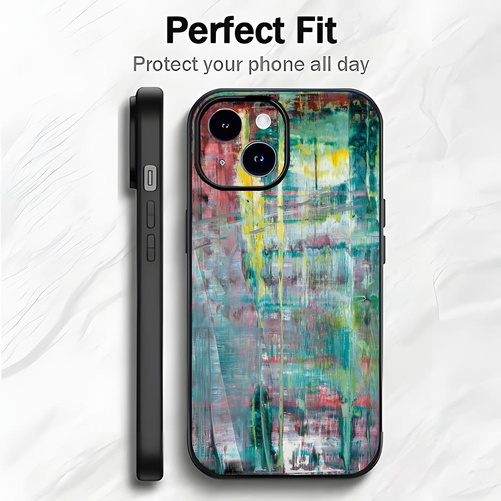 Moderne Abstrakte Kunst G-Gerhard Richter Handyhülle Handyhülle Weiche Verpackung Leicht Für iPhone17 16 15 14 13ProMax