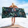 Pink Peonies Rose And Iris Quick-Dry Beach Towel Bathroom Microfiber Face Towel Outdoor Sport Swimming Camping Yoga Women Gift