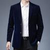 Boutique European Plus Size Pánský oblek Móda Business Italský styl Gentleman Elegantní šaty Manšestrové Tenké Ležérní šaty Blazer