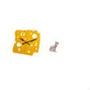 Nordic Minimalist Cheese Clock Cat Statue Decorative Figurine Quiet Acrylic Wall Animal