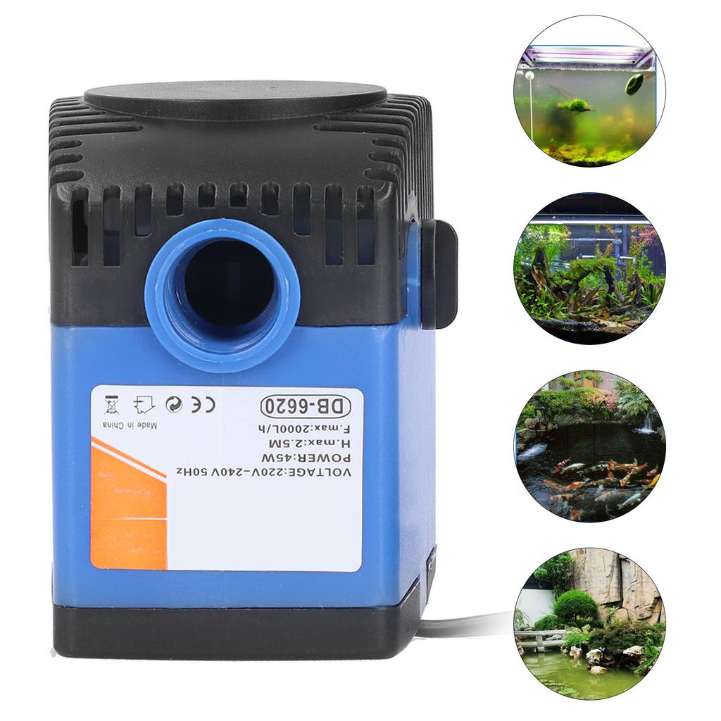 Submersible Water Pump Garden Miniature Self Priming Pump for Fountains Pond CN -
