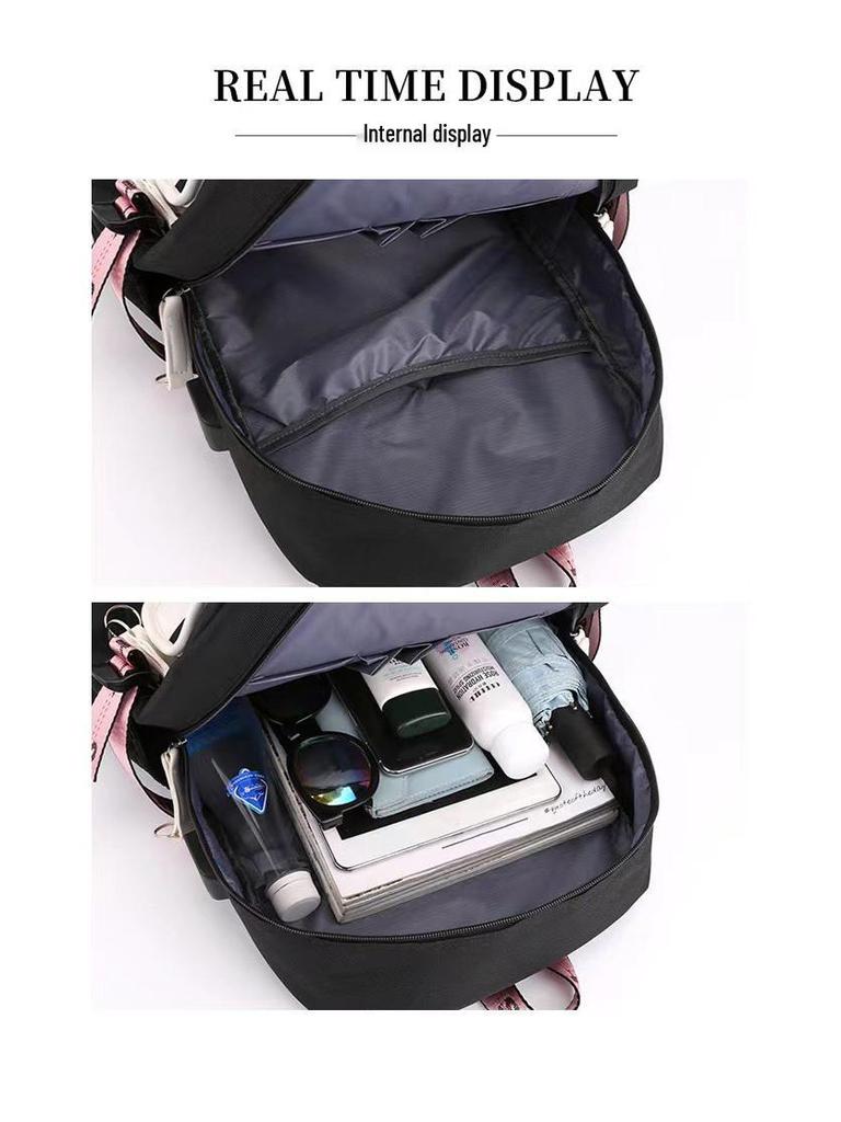 Capybara Backpack: Cute, Funny, Large Capacity, Stain-Resistant, Multifunctional for Middle School Girls