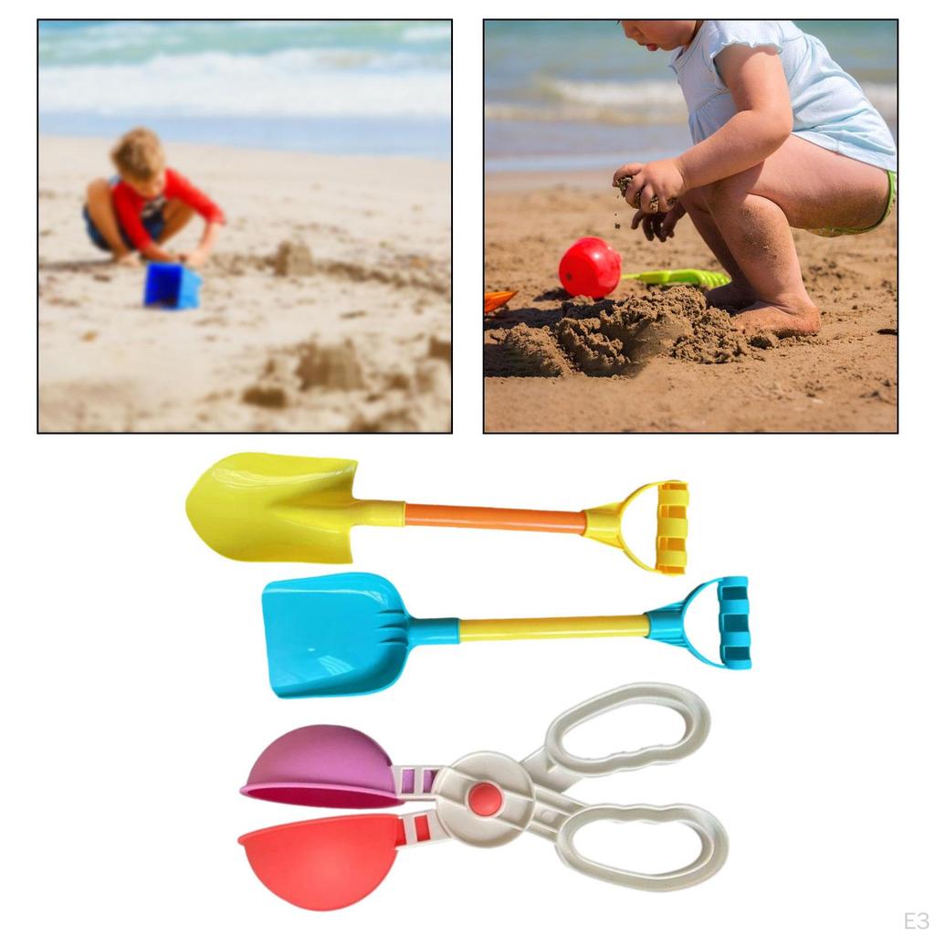2 Pieces Beach Sand Toys, Kids Garden Tool Set Toy, Shovels Spade Sandbox Kits