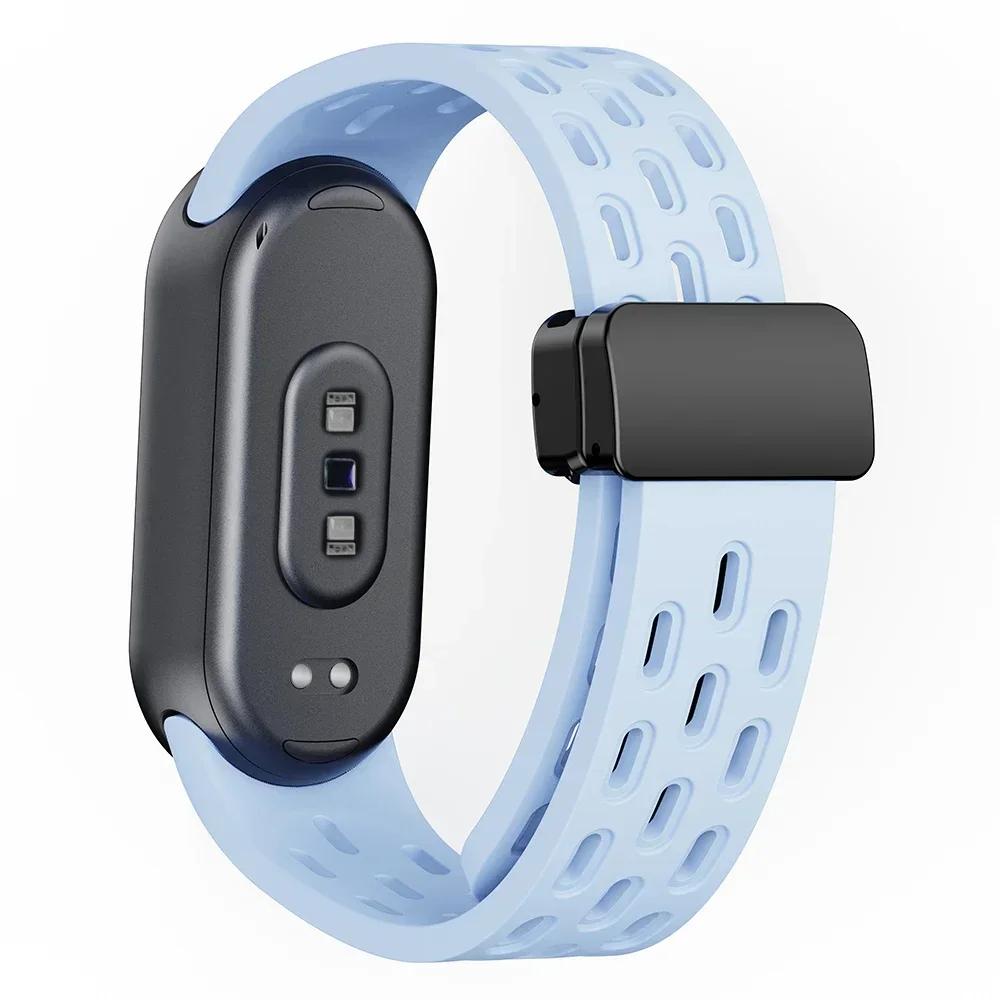 Strap for Xiaomi Mi Band 9 Smart Watch Sport Silicone Bracelet for Mi Band 8 Replacement Wristband Miband 9 8 NFC Accessories