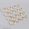WANTME Pendientes de Aro Huggies Minimalistas Mate Góticos Unisex de Plata 925 para Mujeres Hombres Joyería de Hebilla para Oreja Piercing