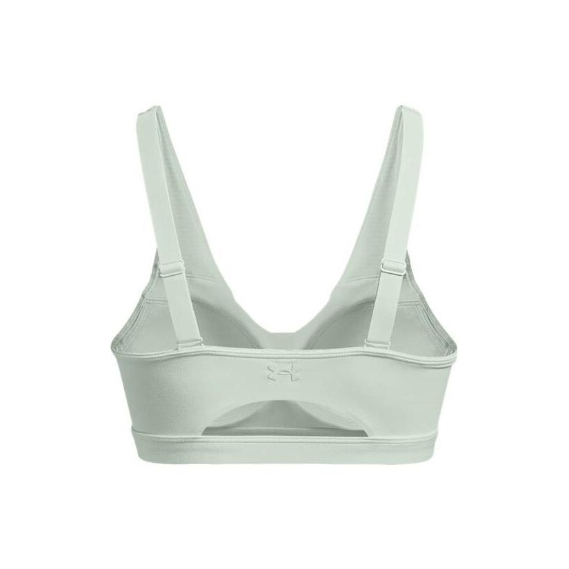 Under Armour SmartForm Solid Color Slim Fit Medium Support Sports Bra Women Underwear Green 1373826-592