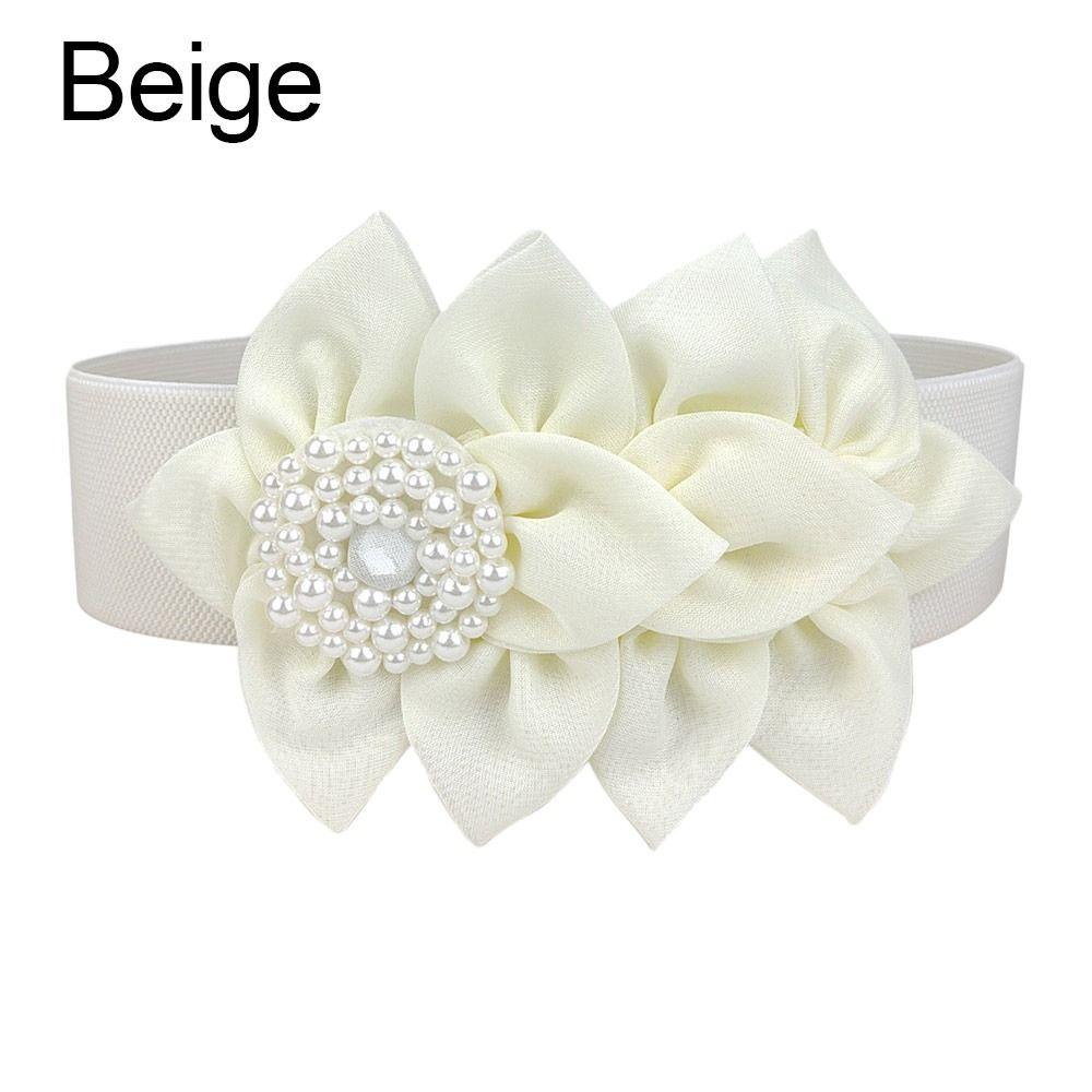 Casual Stretch Waistband Wide Waist Belts Exquisite Decoration Belt  Women