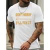 Letter Print, Men's Graphic Design Crew Neck T-shirt, Casual Comfy Tees Tshirts For Summer, Men's Clothing Tops For Daily Vacation Resorts