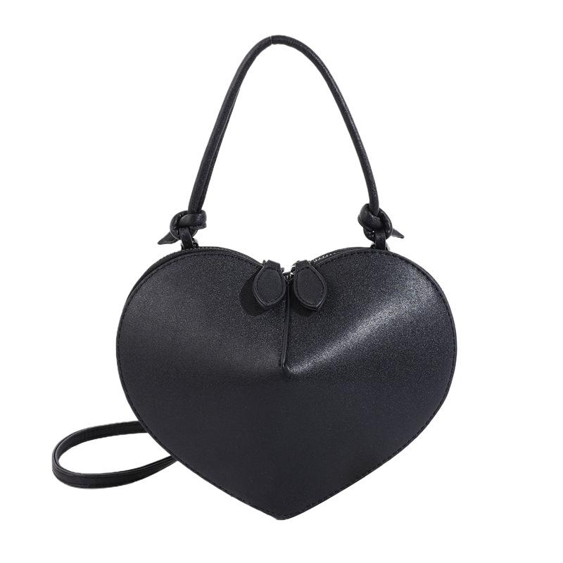 Personalized Love Small Bag 2025 New Mori Soft Girl Fashion Bright Face Foreign Style Versatile Single Shoulder Messenger Love Bag