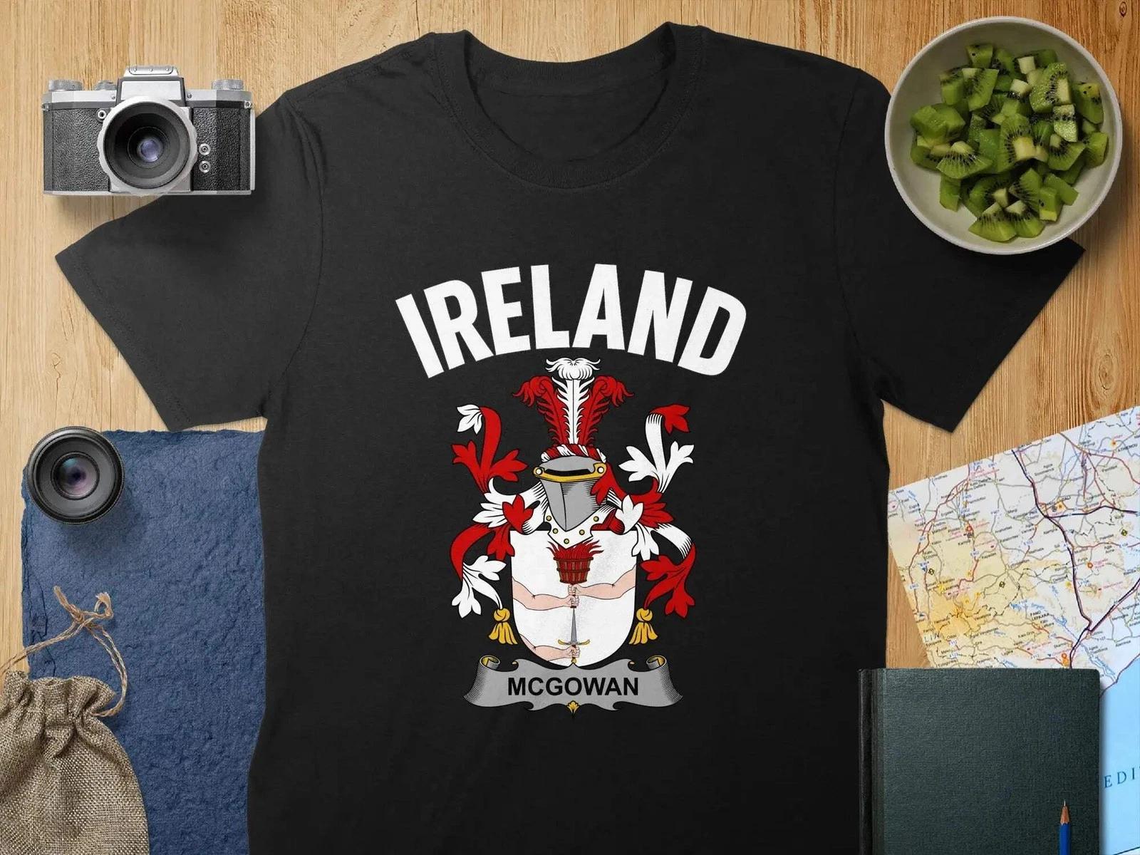 McGowan Coat Of Arms Irish T-Shirt L