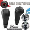 Pomello Leva Cambio 5 Marce 6 Marce in Ecopelle Cuciture Nere Leva Cambio Manuale Penna Accessori Auto per Volvo S60 S80 V70 XC70