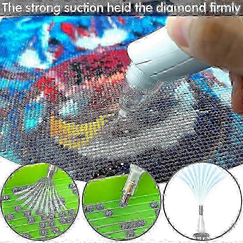 Wireless Electric Diamond Painting Pens With Vacuum Pump  3 Adjustable Suction Mode & Rechargeable 2 Replacement Tips SZRH A-VH
