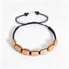 Colorful Natural Stone Bracelet, Adjustable Hand-woven Natural Stone Beads, Woven Bracelet