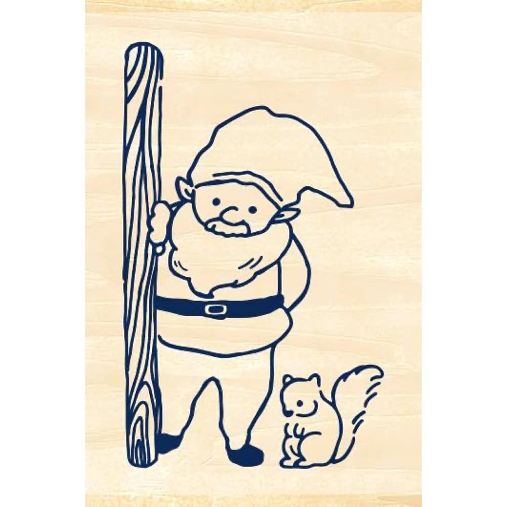 Beverly Stamp Lover Dwarf and Squirrel Master s TSW 082