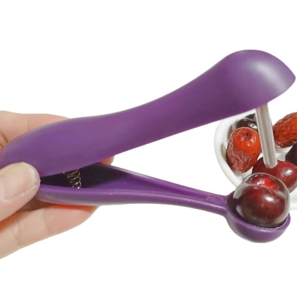 Easy Clean Cherry Pitter Tool Squeezing Function Olive Pit Stoner For Kitchen Use
