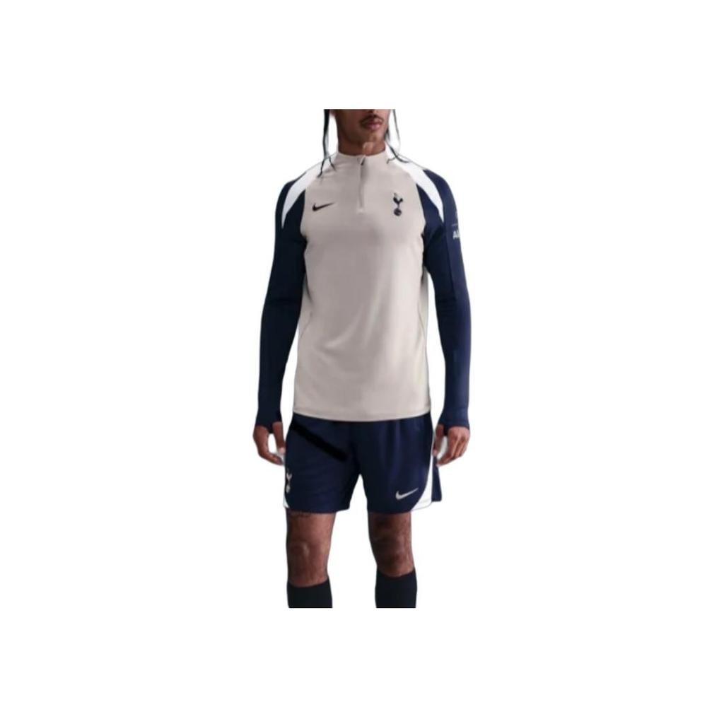 Nike Color Block Slim Fit Zip Long Sleeve Football Shirt Men tops HJ7784-014