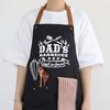 Color Block Halter Neck Waist Apron - Letter Print Design for Kitchen, BBQ, and Restaurants
