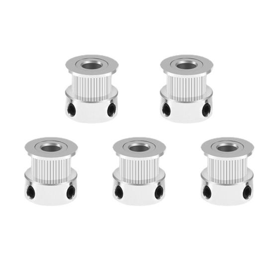 5 szt. GT2 koło rozrządu 6/10mm szerokość 16/20 zębów 5 otworów metalowy pasek rozrządu koło synchroniczne części drukarki 3D akcesoria
