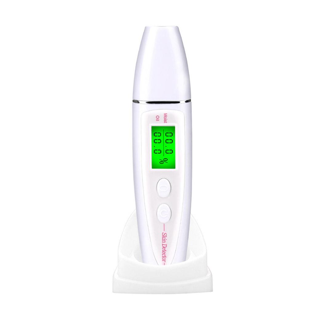 Facial Skin Tester Pen Digital Skin Detector Pen with Digital Display Portable Analysis Moisture Machine for Women