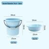 ZISIZ Thickened Plastic Household Water Storage Bucket