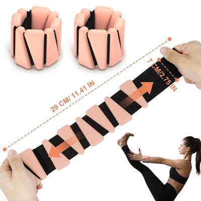 1 Çift Ayarlanabilir Bilek Ağırlıkları Ekstra Yumuşak Ter Geçirmez Giyilebilir Bilek Ayak Bileği Egzersiz Ağırlıkları Fitness Ekipmanları
