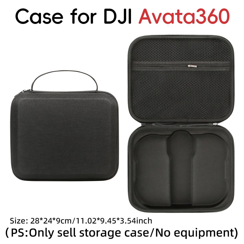 Carrying Case for DJI Avata 360 Bag Gray Black EVA Water proof Handbag Storage Box Accessories