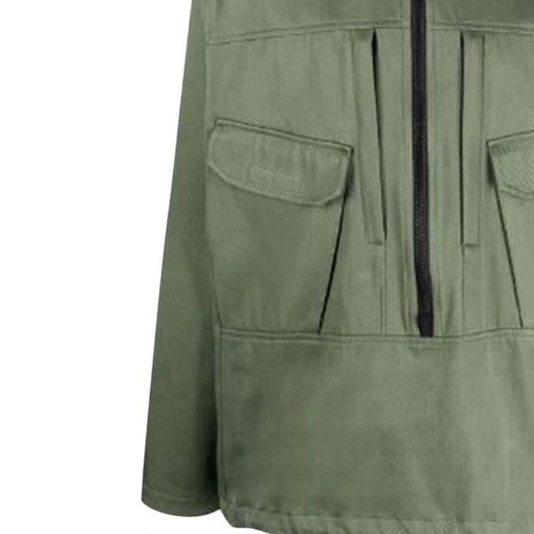 STONE ISLAND Compass Badge Zip-Up Jacket Green Men Outerwear 751510802-V0055
