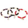 3pcs Elegant Crystal Bracelet Hand Made Stackable Jewelry Gift for Women Girl Friends