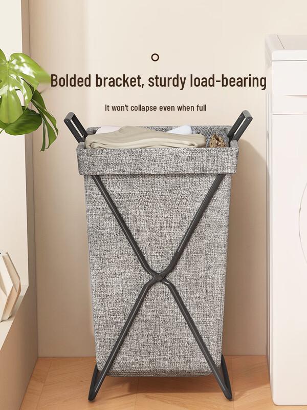 Foldable Laundry Hamper with Sock Basket